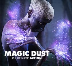 极品PS动作－魔法星尘：Magic Dust Photoshop Action